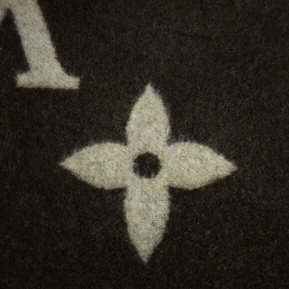 LOUIS VUITTON Echarpe Reykjavik Maroon Monogram - Unconfirmed Scarf 691-032925 - Picture 3 of 6